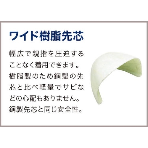 ミドリ安全　ワイド樹脂先芯耐滑安全靴　ＣＪ０１０　２８．０ｃｍ