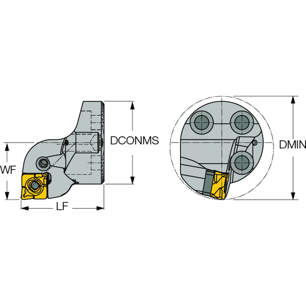 iscar(イスカル) ロジック4ターン AVC-D25-PCLXR-09X：工具屋のプロ 店