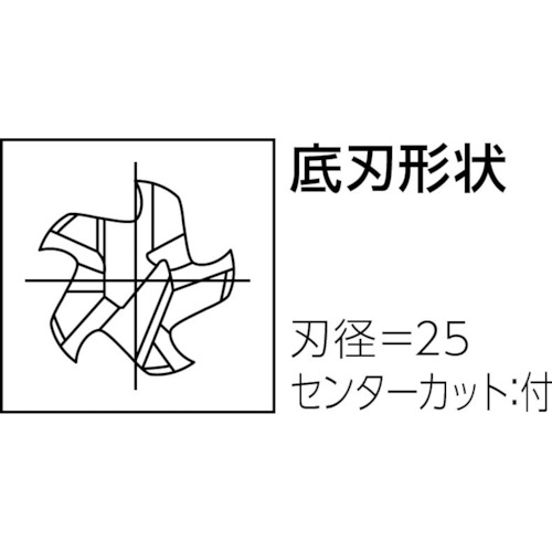 ＭＯＬＤＩＮＯ　ハイスラフィングエンドミル　ＡＴコートラフィング　レギュラー刃