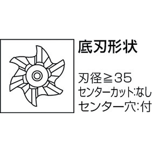 三菱Ｋ　６枚刃バイオレット　ハイススクエアエンドミルロング刃長（Ｌ）３５ｍｍ