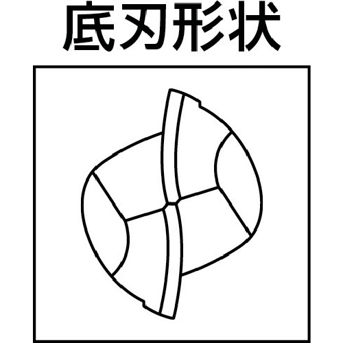 三菱Ｋ　２枚刃インパクトミラクルロングネック　超硬ボールエンドミル１．６ｍｍ