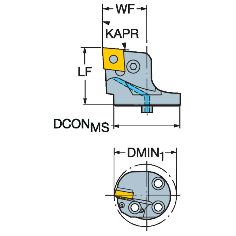 サンドビック・コロマント T-Max P　旋削加工用ヘッド