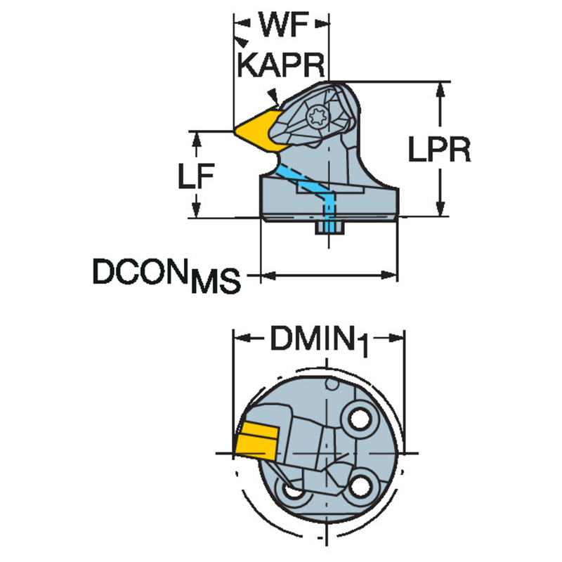 サンドビック・コロマント T-Max P　旋削加工用ヘッド