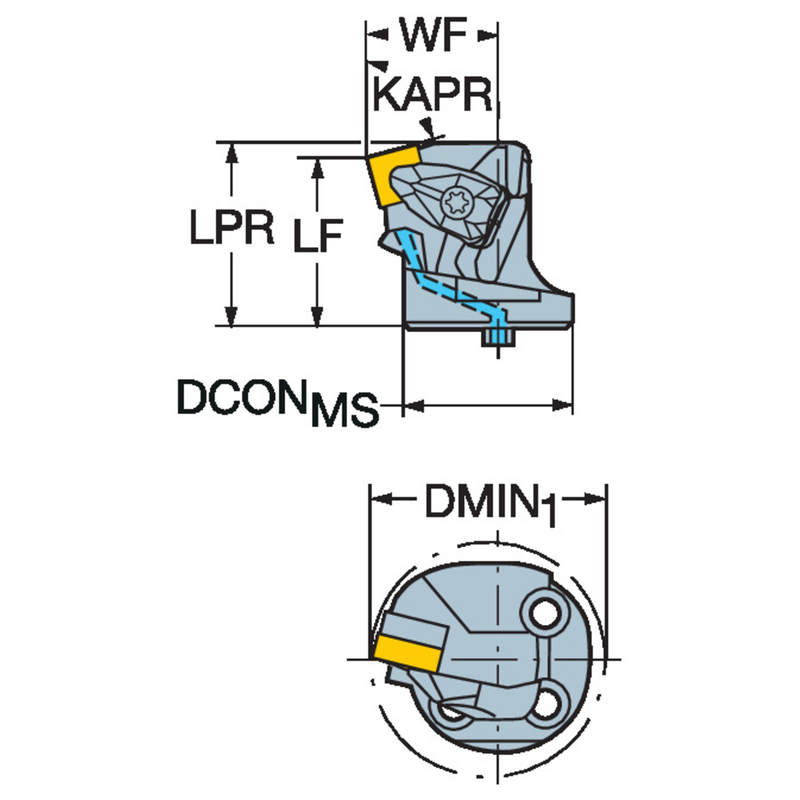 サンドビック・コロマント T-Max P　旋削加工用ヘッド