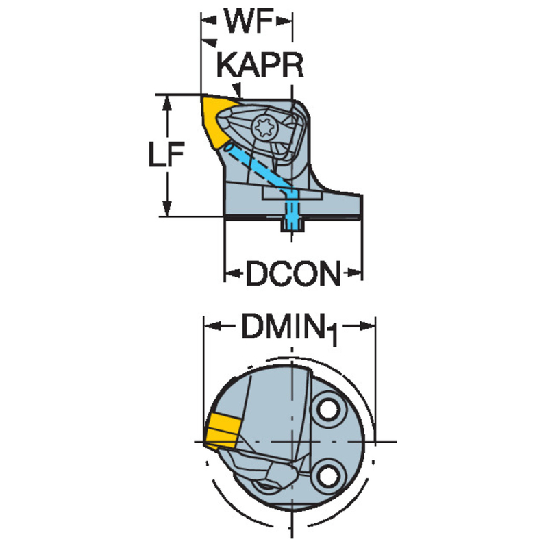 サンドビック・コロマント T-Max P　旋削加工用ヘッド