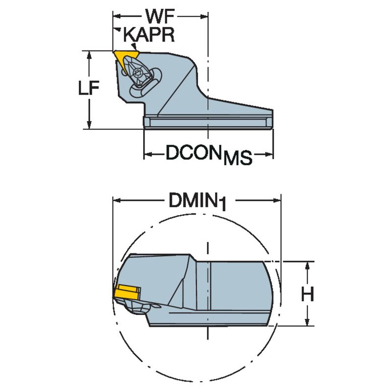 サンドビック・コロマント T-Max P　旋削加工用ヘッド