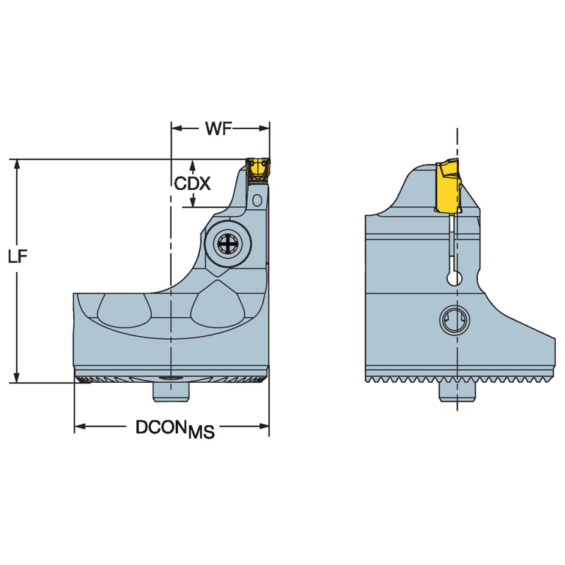 サンドビック・コロマント CoroCut? QIヘッド、端面溝入れ加工用