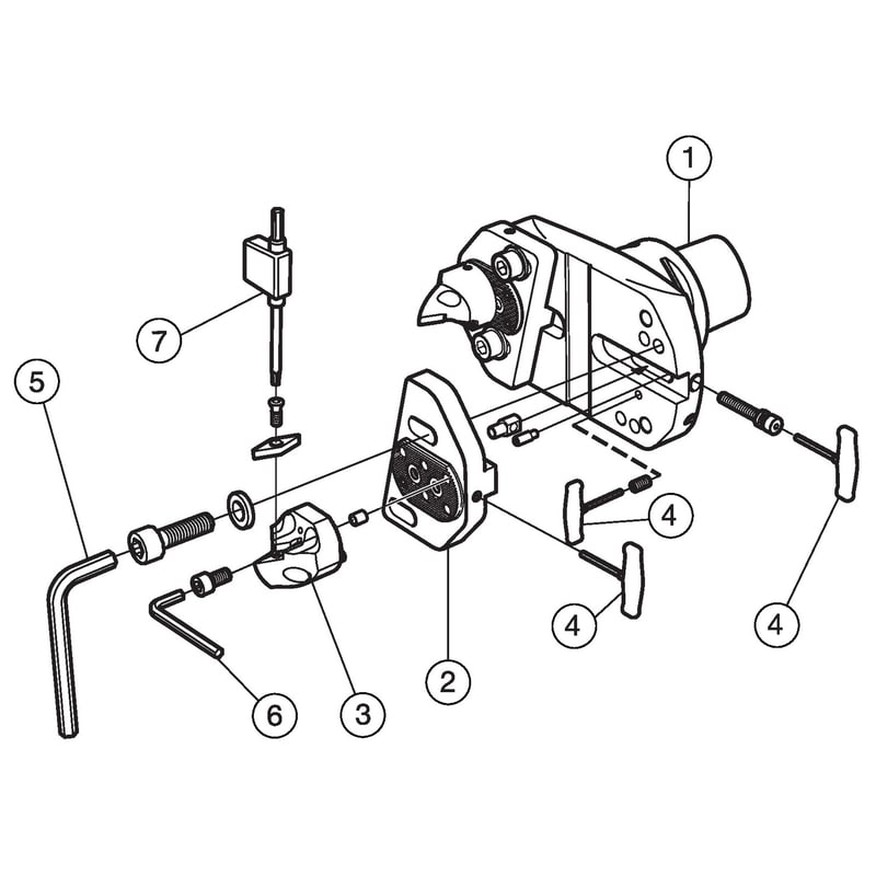 サンドビック・コロマント コロボアXL径調整可能工具、SpiroGrooving?(スパイログルービング用)