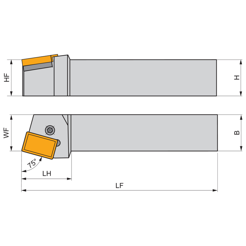 Pramet 旋削ホルダ ISO P - 重切削