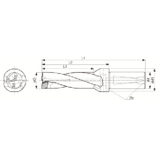 京セラ　マジックドリル　ＤＲＺ型用ホルダ　加工深さ３×ＤＣ