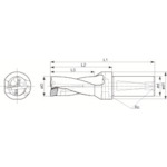 京セラ　マジックドリル　ＤＲＺ型用ホルダ　加工深さ２×ＤＣ