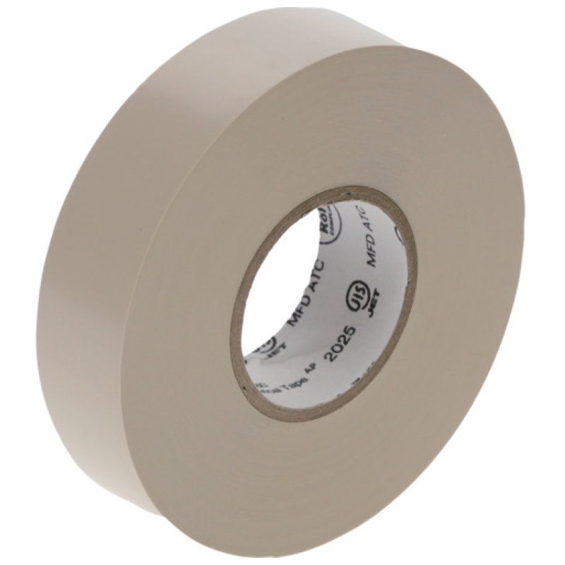 ３Ｍ　Ｔｅｍｆｌｅｘ（テムフレックス）　ビニールテープ　１８０　ベージュ　１９ｍｍ　ｘ　２０ｍ　１０巻入り