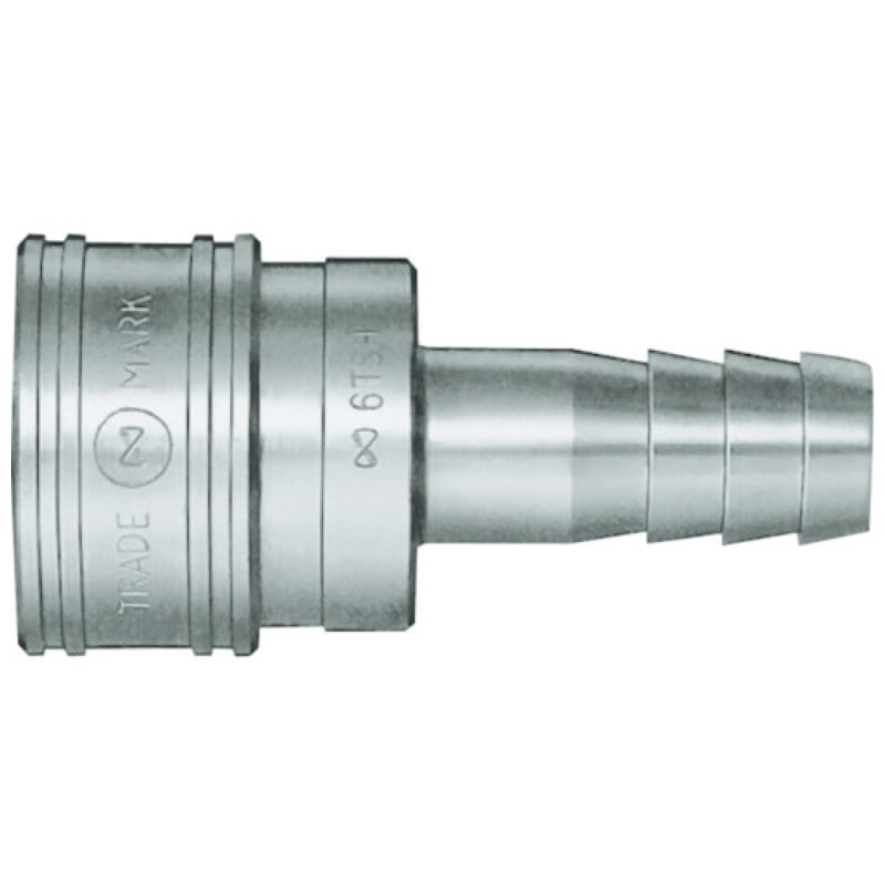 日東　ＴＳＰカプラ　ステンレス製　ニトリルゴムＳＧ（ＮＢＲ）（ホース取付用ソケット）　相手側１／８インチ（００７１１）