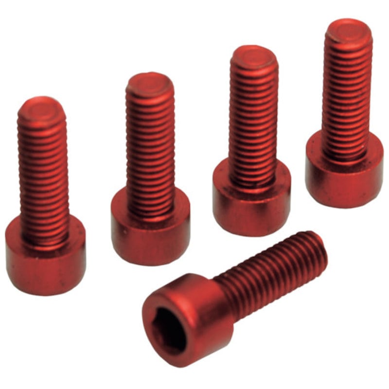 アストロプロダクツ　５ＰＣ　ボトルケージ用ボルト　レッド　（５個入）