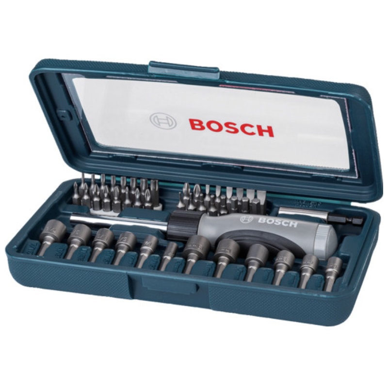 ボッシュ　ラチェット式ドライバービット＆ソケットセット　４６ｐｃｓ