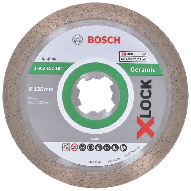 ボッシュ　ダイヤモンドカッター　ＸＬダイヤ１２５×１．８タイルＢＥＳＴ
