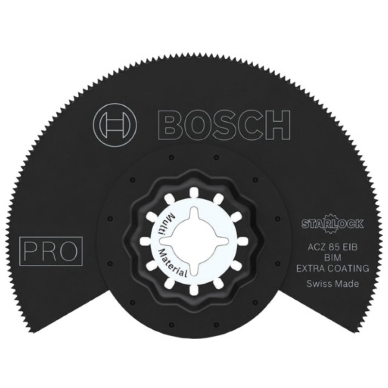 ボッシュ　マルチツールブレード（カットソー）スターロック　バイメタル＋エクストラコーティング　木材＆金属用　ＡＣＺ８５ＥＩＢ