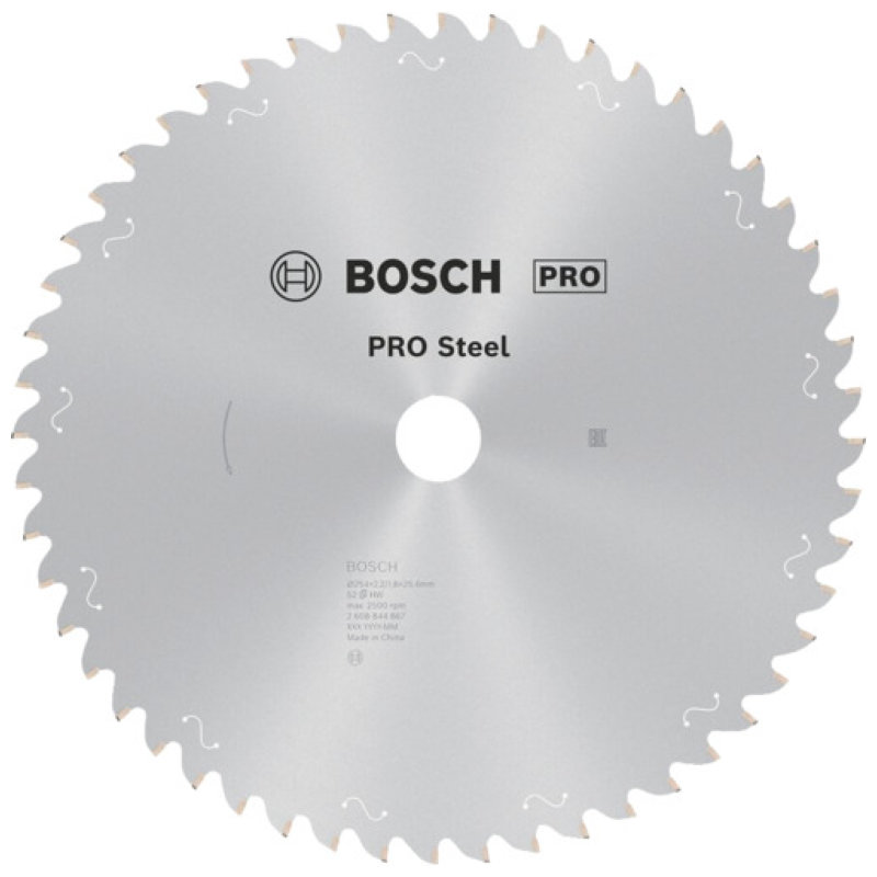 ボッシュ　ＰＲＯチップソーブレード　２５４ｍｍ５２山