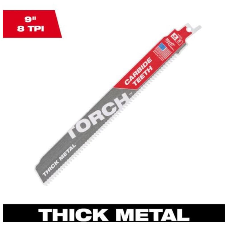 milwaukee TORCH 金工用カーバイドレシプロソーブレード 8TPI 229mm（1本）(48-00-5202): 未分類｜切削工具 ...