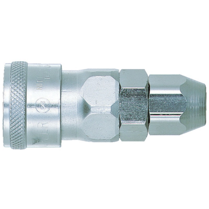 日東　ナットカプラ　鋼鉄製相手側ホースサイズ（ｍｍ）５．０×８．０（０４１０３）
