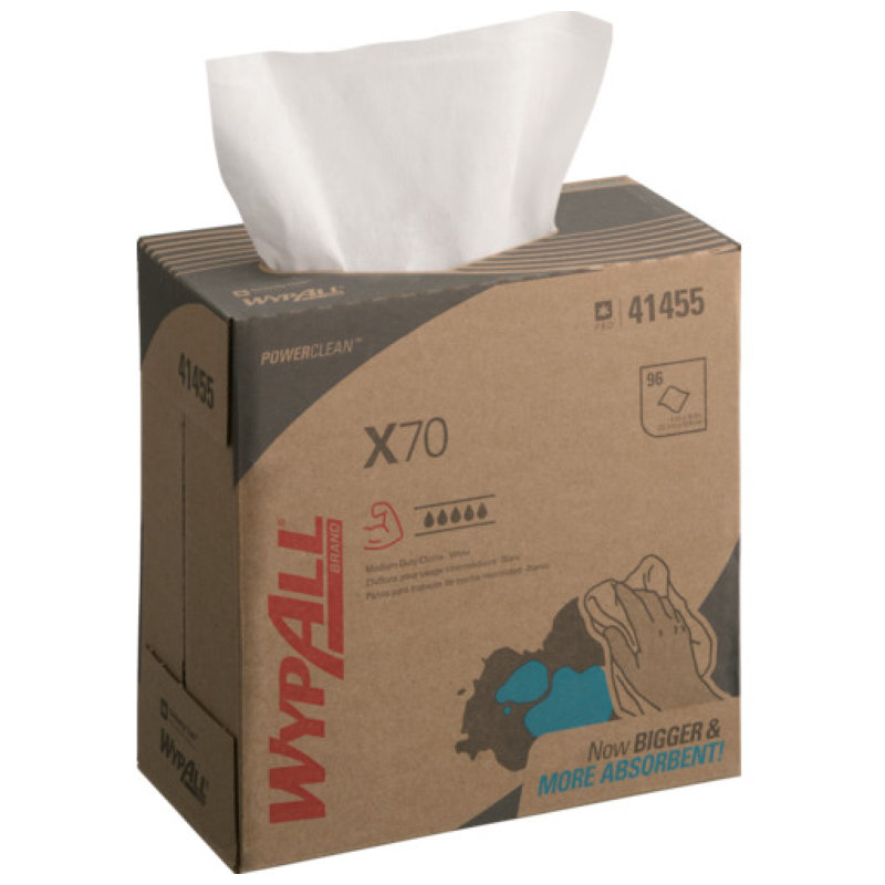 クレシア　ワイプオールＸ７０　スモールポップアップシングル　（９６枚入）