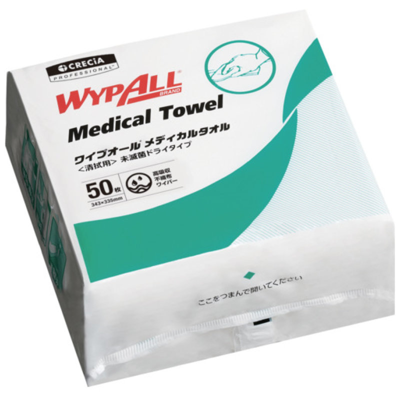 クレシア　ワイプオール　メディカルタオル　４つ折り