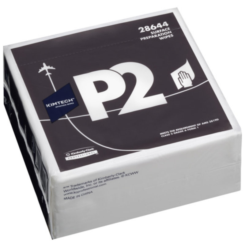 クレシア　紙・不織布ウエス　キムテク　Ｐ２ワイパー　４つ折り　３００×３００ｍｍ