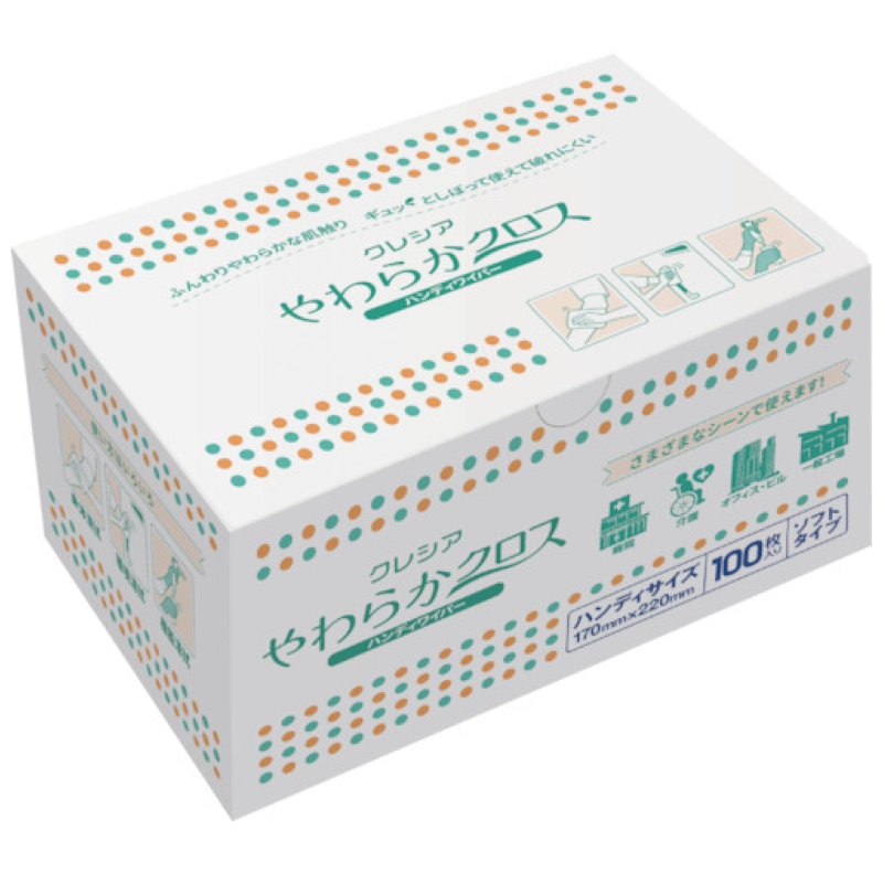クレシア　やわらかクロス　ハンディワイパー