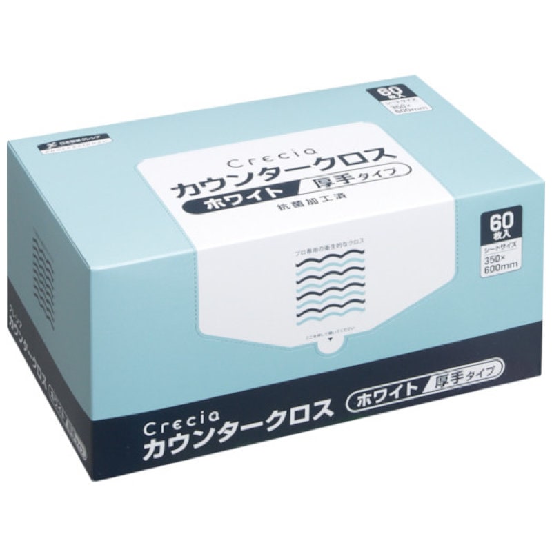 クレシア　カウンタークロス　厚手タイプ　ホワイト