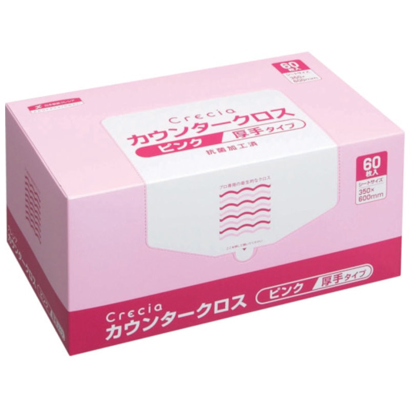 クレシア　カウンタークロス　厚手タイプ　ピンク