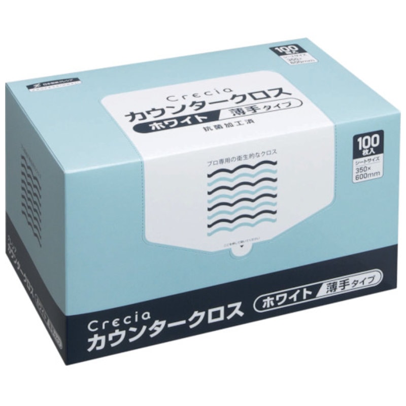 クレシア　カウンタークロス　薄手タイプ　ホワイト