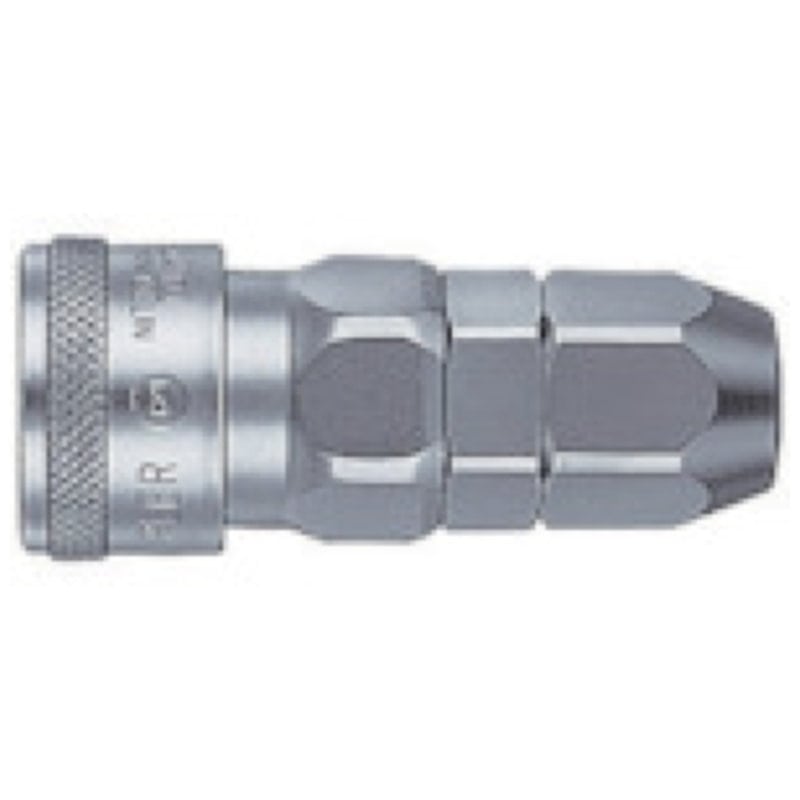 日東　ナットカプラ　鋼鉄製相手側ホースサイズ（ｍｍ）６．５×１０．０（０４１１３）