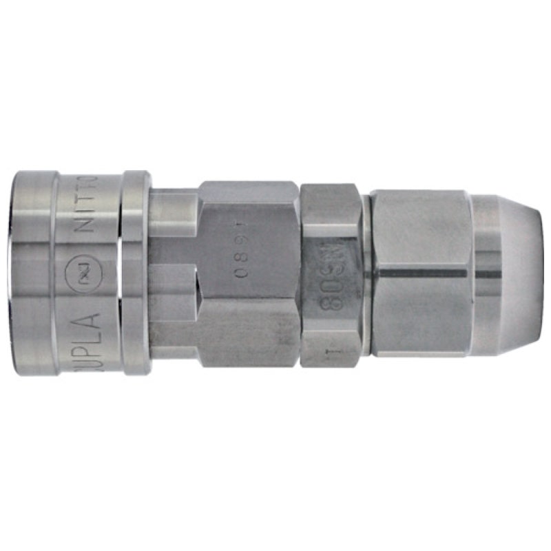 日東　ナットカプラ　（ウレタンホース取付用ソケット）　相手側ホースサイズ６．５×１０・０ｍｍ（４０３９６）