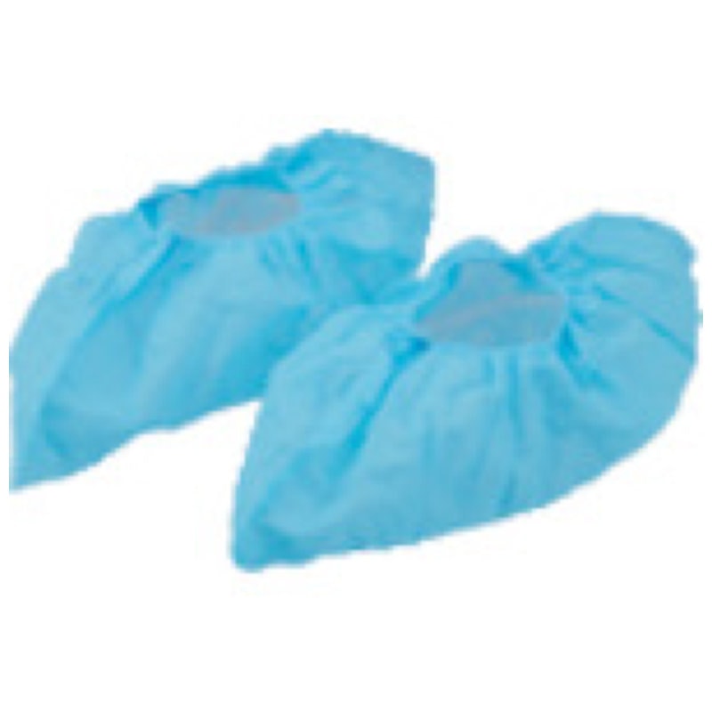 クレシア　プロテクガード　ライトワーク　シューズカバー　ブルー