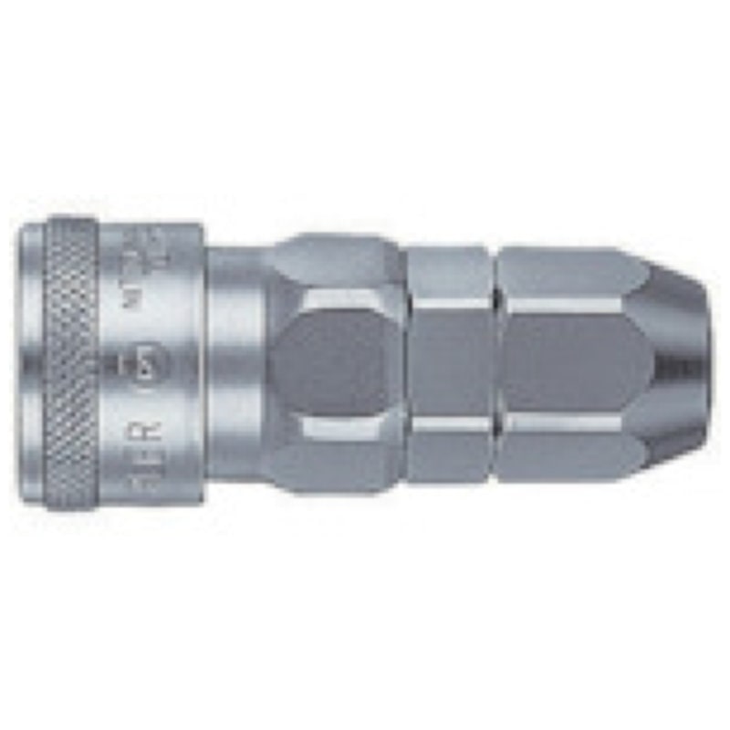 日東　ナットカプラ　鋼鉄製相手側ホースサイズ（ｍｍ）８．０×１２．０（０４１０５）