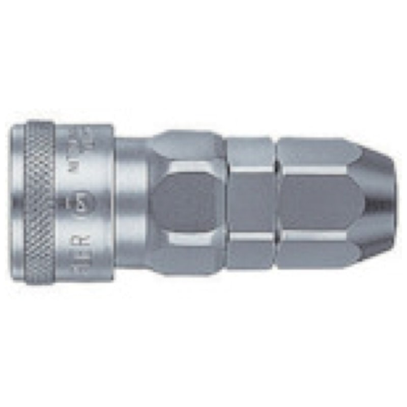 日東　ナットカプラ　鋼鉄製相手側ホースサイズ（ｍｍ）８．５×１２．５（０４１１４）