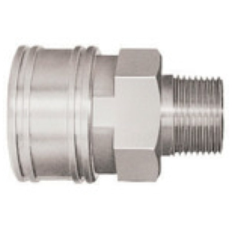 日東　ＴＳＰカプラ　ステンレス製　ニトリルゴムＳＧ（ＮＢＲ）（めねじ取付用ソケット）　相手側Ｒｃ１（００７２７）