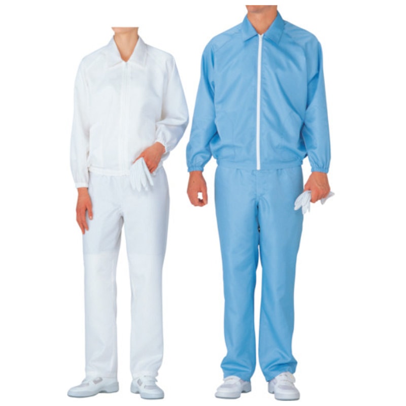 ミドリ安全　クリーンウェア　男子クリーンスラックス　ＳＭ３２０２Ｗ　下　ホワイト　３Ｌ