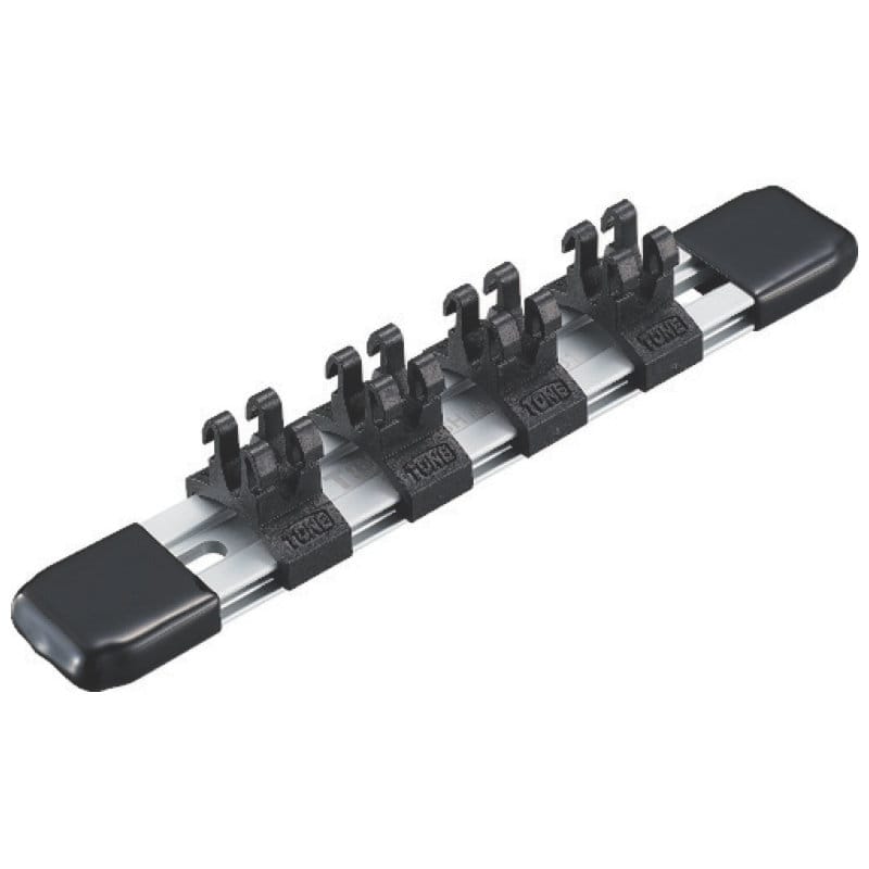 ＴＯＮＥ　ソケットホルダー（アルミタイプ）　クリップ数４個　全長１５０ｍｍ