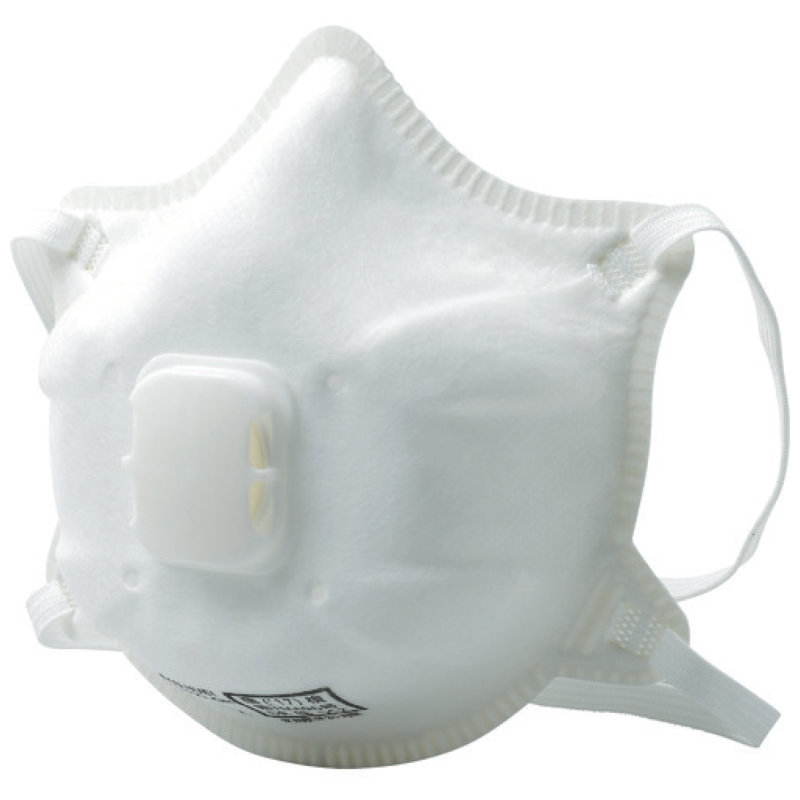 ミドリ安全　使い捨て防じんマスク　ＳＨ８０２２Ｖ　ＤＳ２／Ｎ９５　排気弁　オーバーヘッド１０枚入