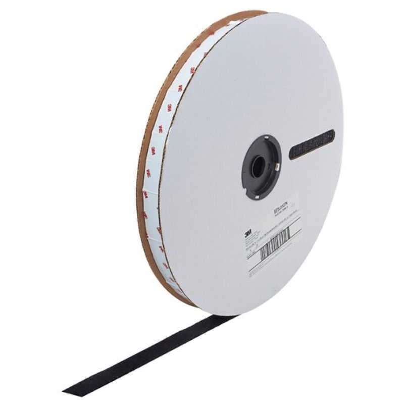 ３Ｍ　スコッチメイト　ループファスナー　黒　２５．４ｍｍＸ４５．７ｍ