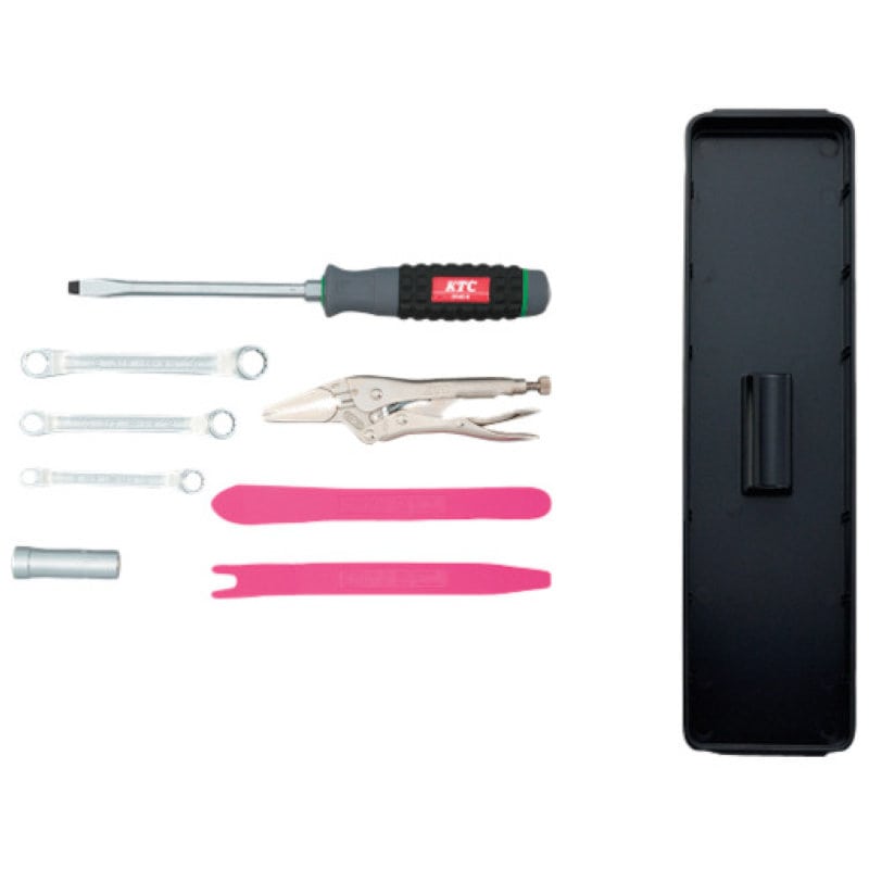 ＫＴＣ　ツールキット　両開きプラハードケースセット用オプション　９．５ｓｑ．　ブラック　８点セット