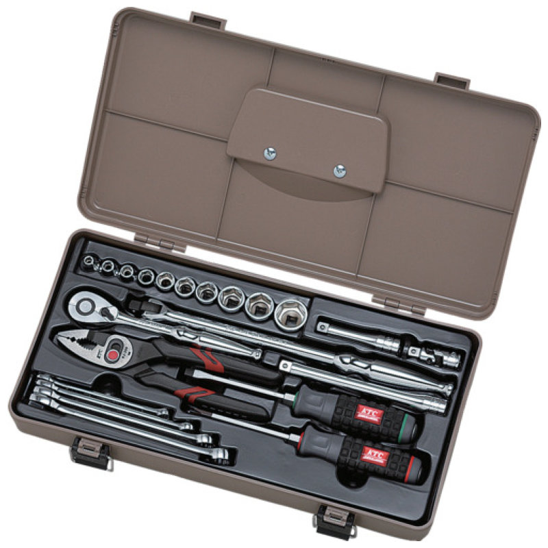 ＫＴＣ　工具セット（片開きプラハードケース）［２２点］