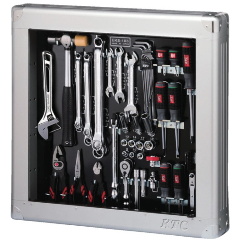 ＫＴＣ　工具セット（薄型収納メタルケースタイプ）［５６点］