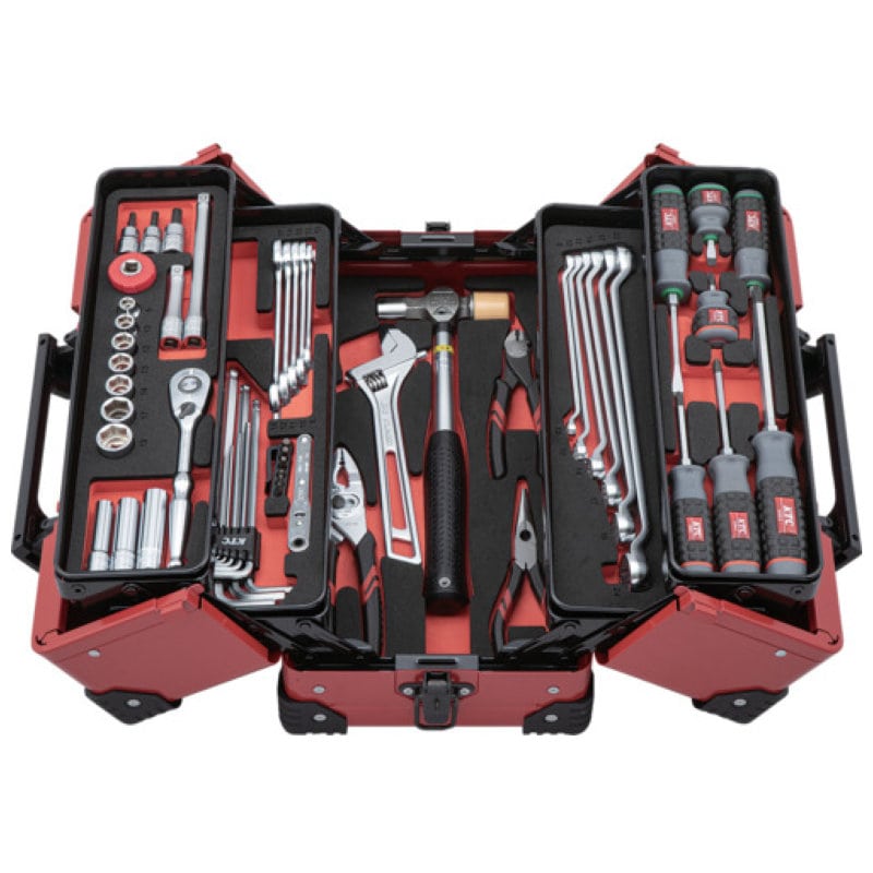 ＫＴＣ　工具セット（両開きメタルケースタイプ）［５６点］