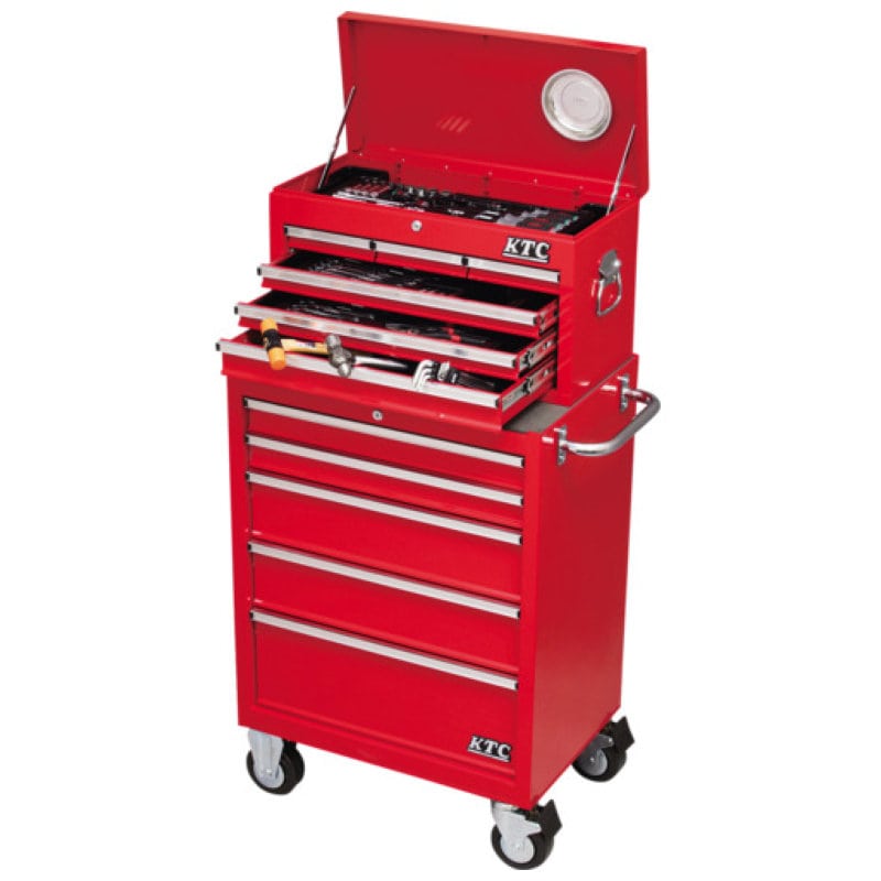 ＫＴＣ　工具セット（チェスト＋ローラーキャビネットタイプ）［６８点］