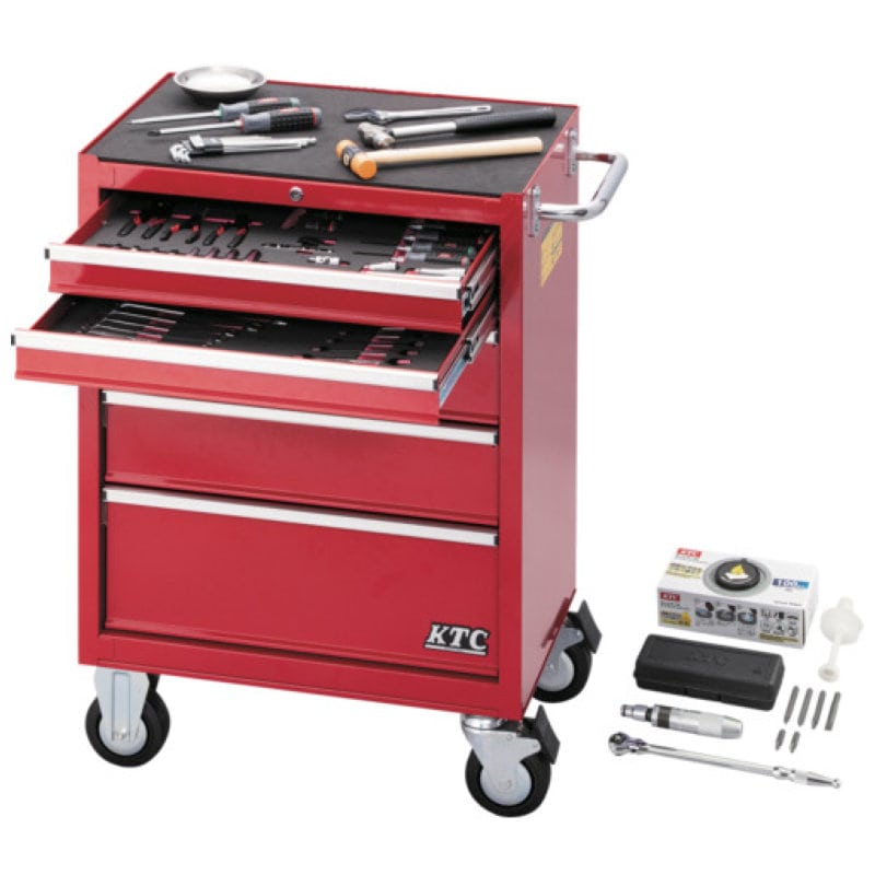 ＫＴＣ　工具セット（ローラーキャビネットタイプ）［７２点］