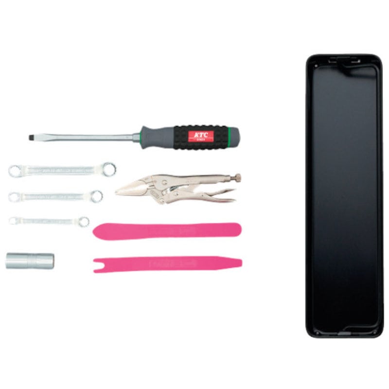 ＫＴＣ　ツールキット　両開きメタルケースセット用オプション　１２．７ｓｑ．　ブラック　８点セット