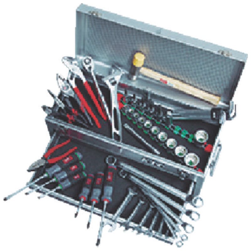 ＫＴＣ　整備用工具セット（チェストタイプ：一般機械整備向）　ソリッドブラック　間口５２０×奥行２１５×高さ３００ｍｍ