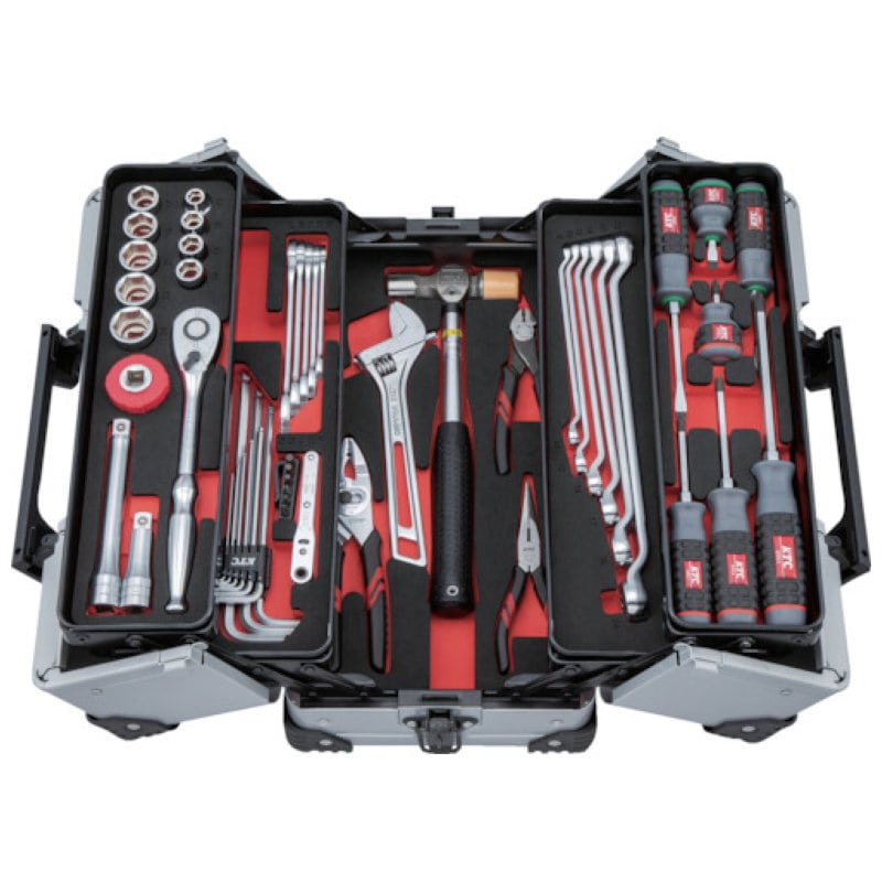 ＫＴＣ　工具セット（両開きメタルケースタイプ）［５２点］
